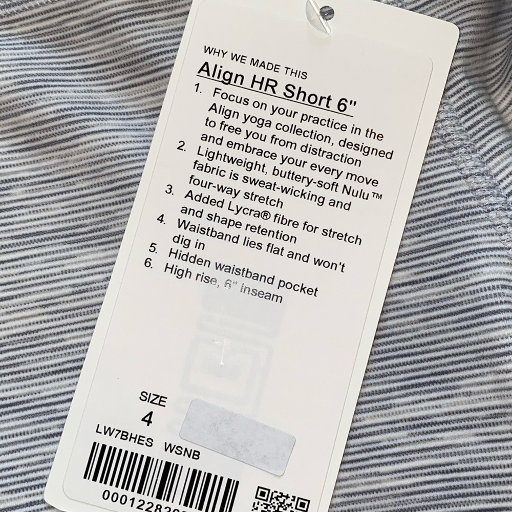 NWT Lululemon Align Shorts 6” - Picture 6 of 8